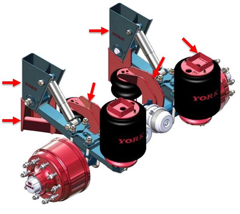 Dynamic Industries is a manufacturer and supplier of Fabricated Hanging & Lifting Beam assemblies for air suspension systems based in Pune (India). These assemblies are essential components for the air suspension system of vehicles and heavy machinery and are designed to support and modify the air suspension system.